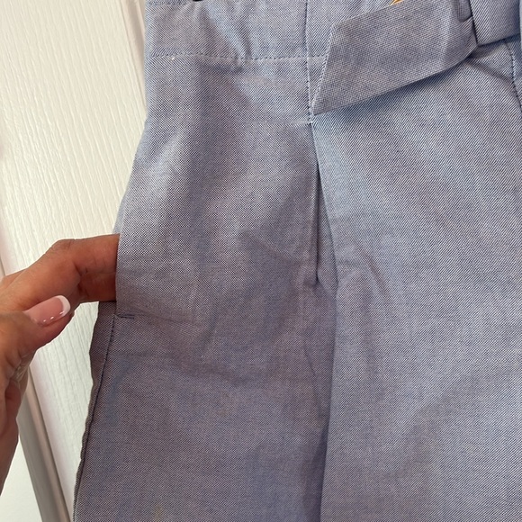 Janie and Jack Cuffed Oxford Short - Picture 5 of 9